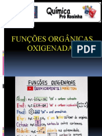 Funções orgânicas: álcoois, éteres, aldeídos e ácidos carboxílicos