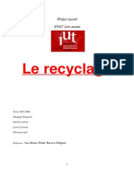 Le Recyclage 2008 Corrige