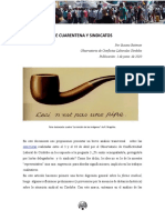 De Cuarentenas y Sindicatos PDF