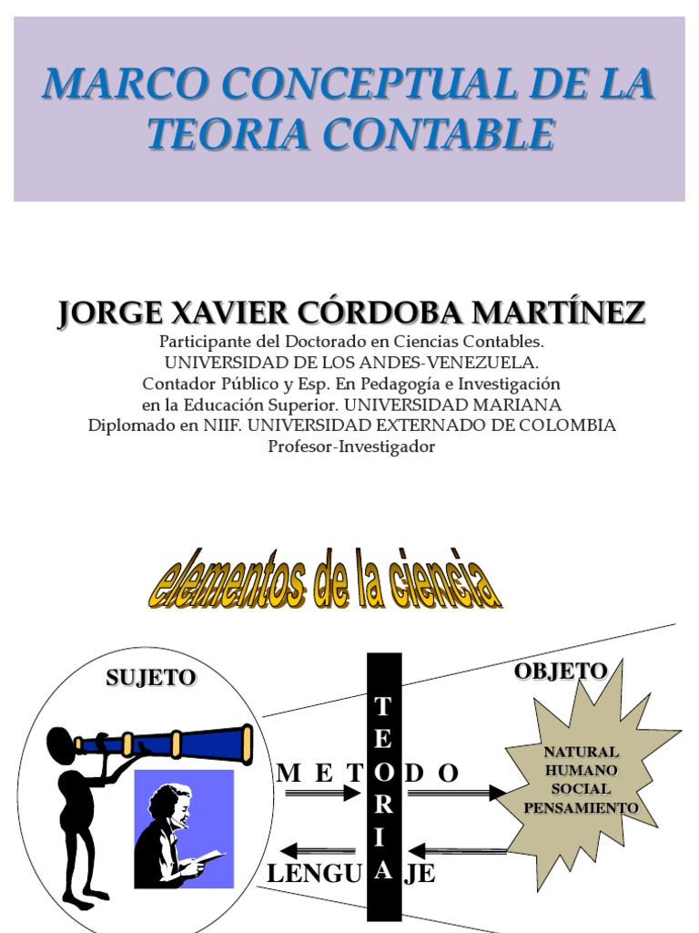 Marco Conceptual de la Contabilidad | PDF | Contabilidad | Conocimiento
