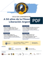 Ciclo - 50 Años de La Filosofía de La Liberación Argentina Octubre 2020