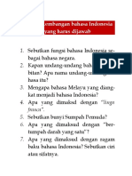 (Template) Soal Perkembangan Bahasa Indonesia Yang Harus Dijawab 2