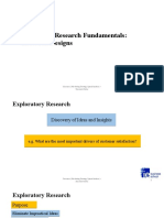 Marketing Research Fundamentals: Research Designs: Coursera (Marketing Strategy Specialization) - Shameek Sinha