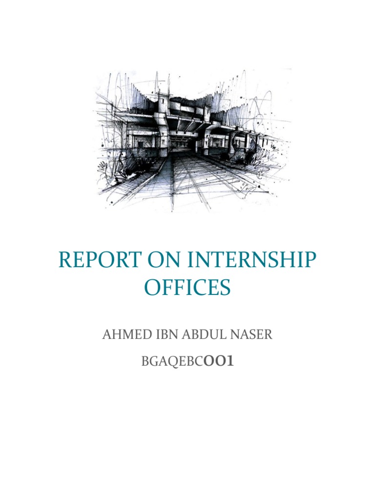 Internship Report PDF Architect Business