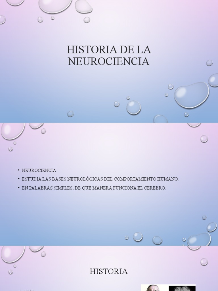 Historia de la Neurociencia y sus Pioneros | PDF | Cerebro | Sistema ...