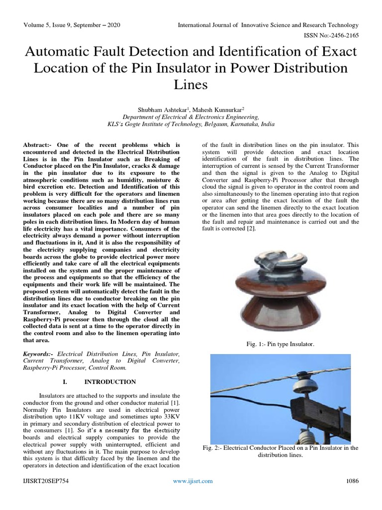 Automatic Fault Detection in Power Lines | PDF | Transformer ...