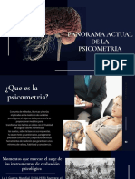 PANORAMA ACTUAL DE LA PSICOMETRIA