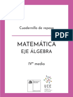 Repaso Álgebra IV Medio