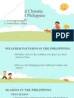 (PARGAD) Weather and Climatic Elements of Philippine Archipelago