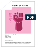 Feminicidio en México