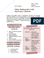 Teaching Mathematics With Innovative Methods