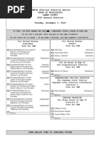 Lamar County Sample Ballot Nov. 2020