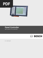 Panel Controller MPC-XXXX-B FPA-1200-MPC. Operation Guide PDF