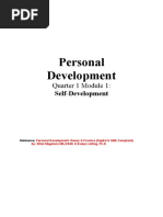 Personal Development: Quarter 1 Module 1