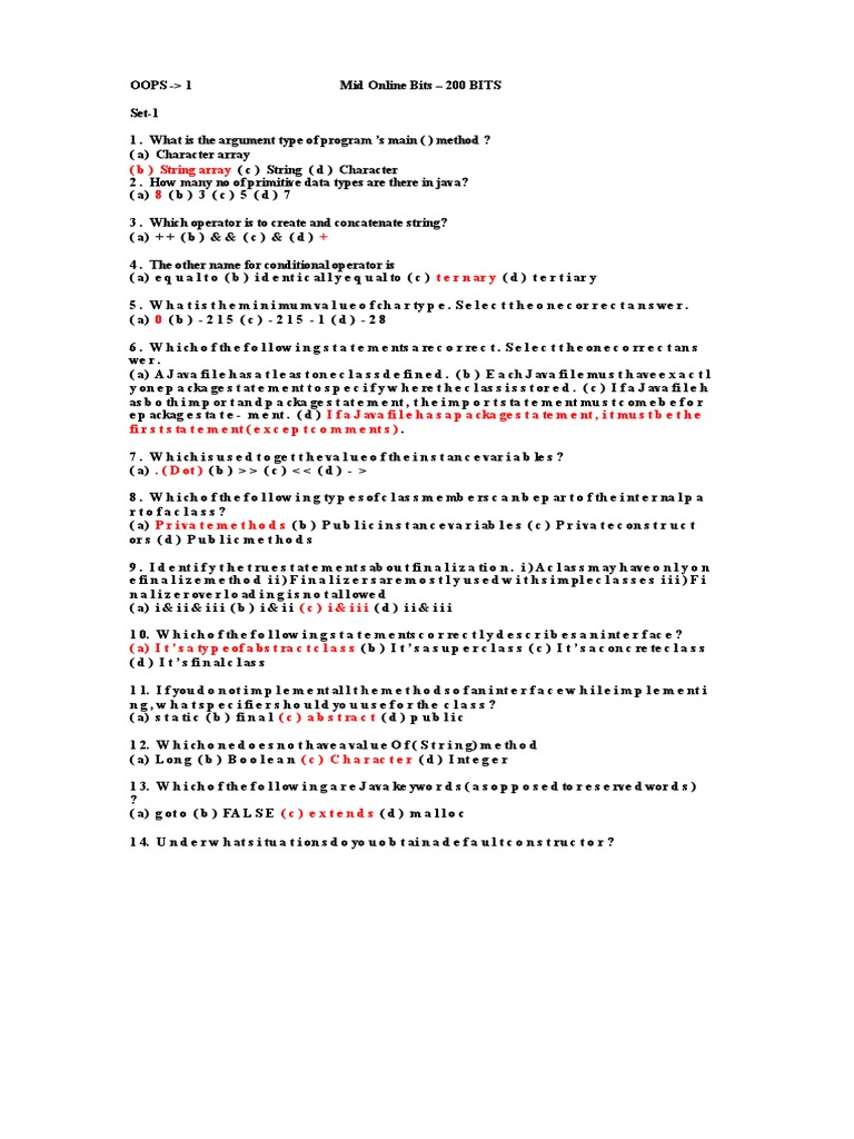 Object Oriented Programming Method Computer Programming Data Type