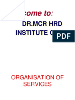 Organisation of Services