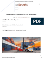 Understanding Transportation Unit in SAP EWM - Programmer Sought