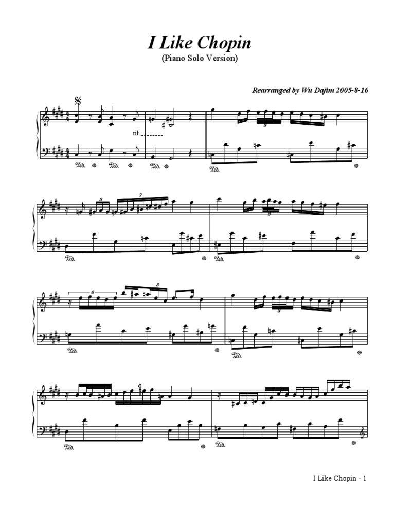 I Like Chopin