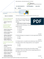 Software Engineering - Pattern-Based Designs MCQ ExamRadar