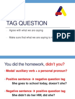 Question Tags and Question Forms
