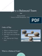 6 Steps to a Balanced Product Team