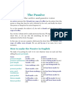 Using The Active and Passive Voice
