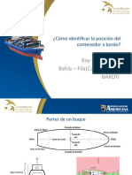 Cómo identificar la posición de un contenedor a bordo con el sistema BAROTI