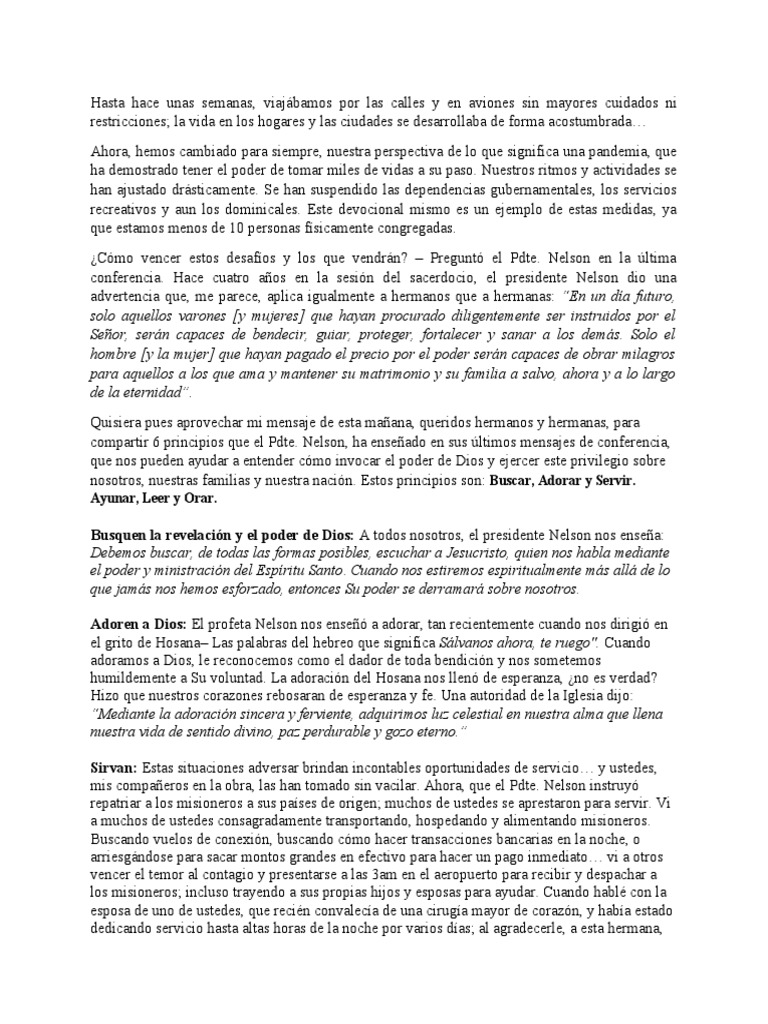 Seis principios para invocar el poder de Dios | PDF | Bendición | Oración