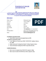 CV for Land Surveyor Position