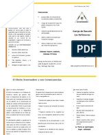 Brochur de La Jornada de Cambio Climatico en La Zona Sur