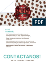 Catalogo Cafe Tambeño