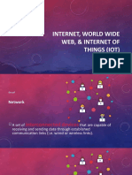 4 - Internet World Wide Web - Internet of Things (IoT)