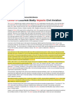 Covid-19 Outbreak Badly Impacts Civil Aviation