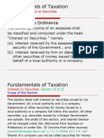 Fundamentals of Taxation: Sec. 22 of The Ordinance