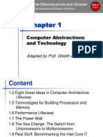 Computer Abstractions and Technology: Adapted by Prof. Gheith Abandah