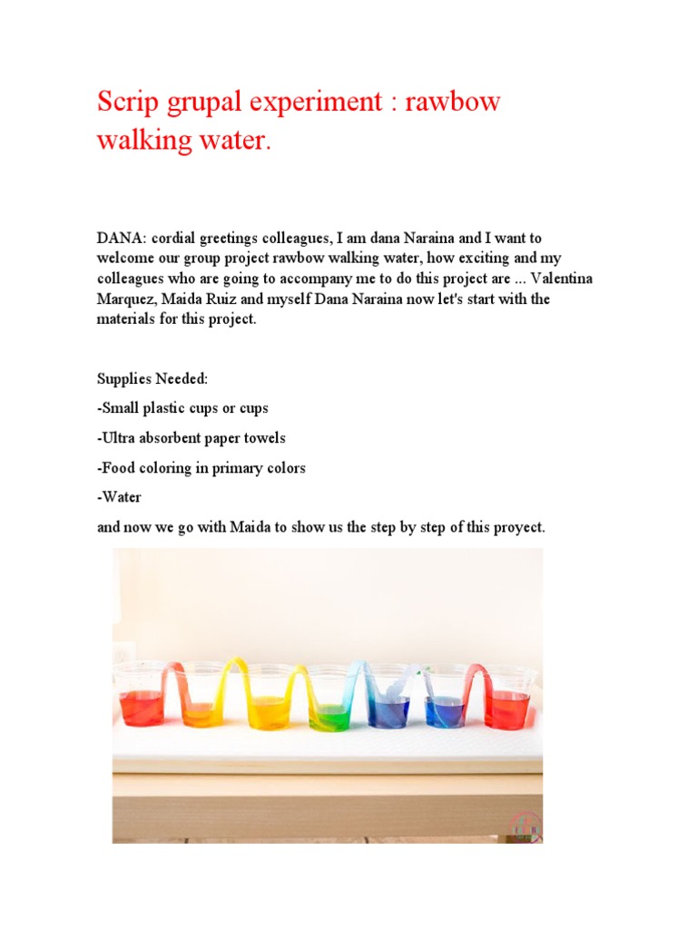Scrip Grupal Experiment Science 2 | PDF | Nature
