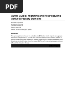 ADMT Guide: Migrating and Restructuring Active Directory Domains