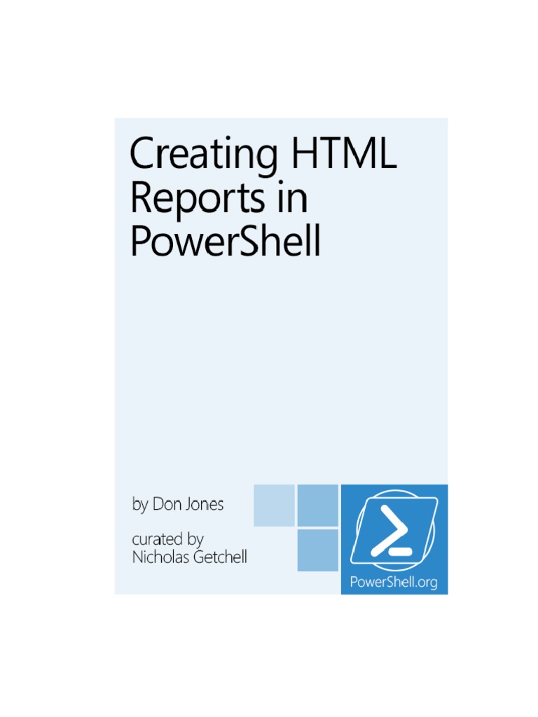 Creating HTML Reports in PowerShell | PDF | Html Element | Html