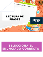 LECTURA DE FRASES