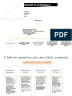 Actividades de Aprendizaje: La Ciencia