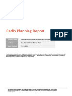 Radio Planning Report: Project Name Author Last Modified