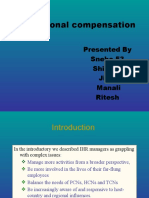 International Compensation: Presented by Sneha-53 Shilpi-51 Jinal Manali Ritesh