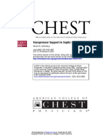 Vasopresores en Choque Séptico 2007