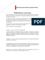 EXAMEN MODULO 04 - Inversion Publica