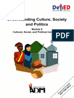 Signed Off - Understanding Culture11 - q2 - m6.1 - Cultural, Social, and Political Institution - v3 PDF