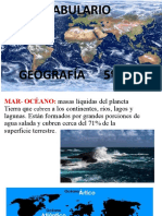 Vocabulario Geografía