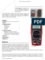 Multímetro de Accesosrios