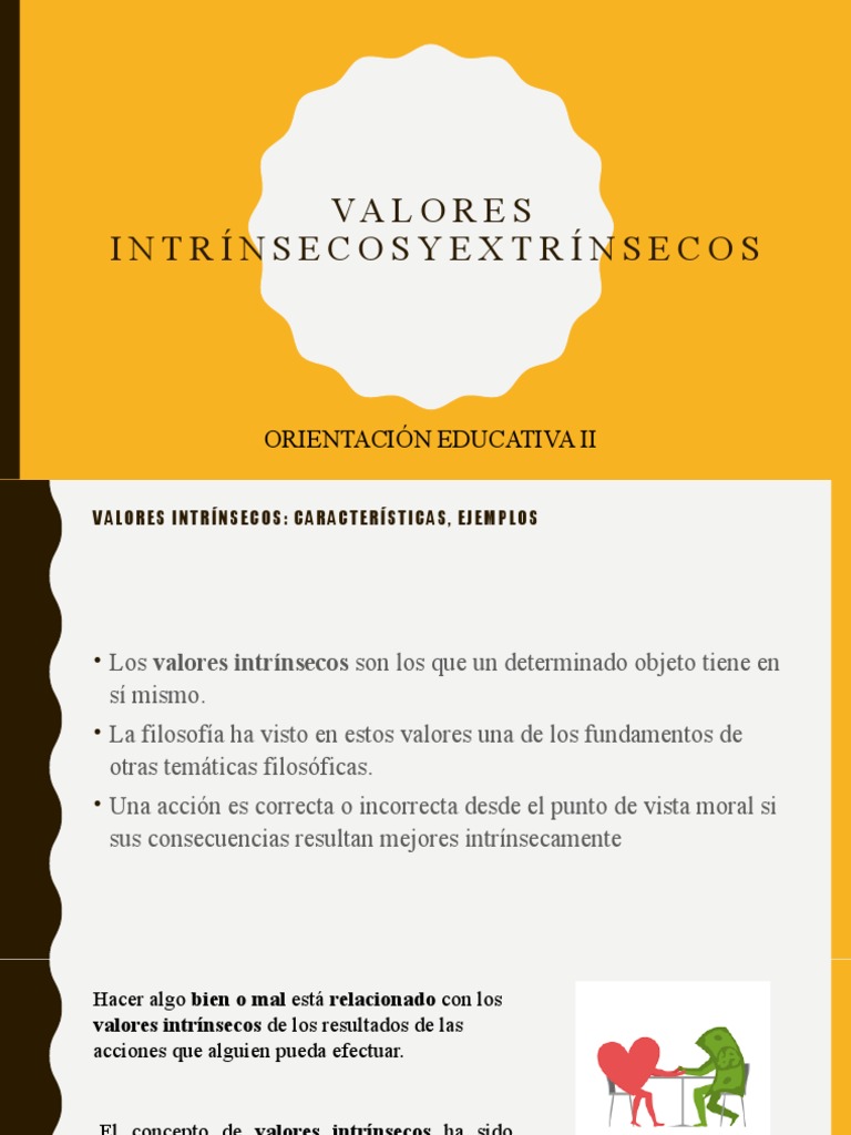 Valores Intrínsecos y Extrínsecos | PDF | Teorías filosóficas | Science
