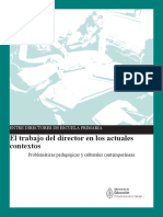 Carballo G. 2010. El Trabajo Del Director en Los Actuales Contextos - Problematicas Pedagogicas y Culturales Contemporaneas 1