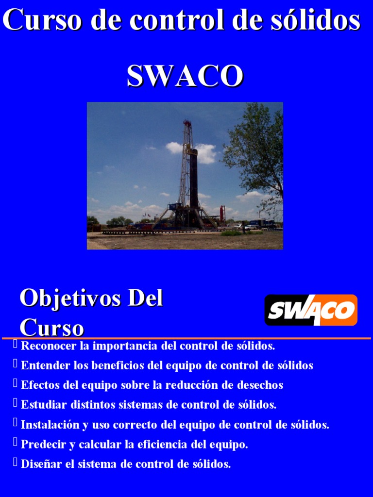 Curso Control de Solidos Mi Swaco | PDF | Densidad | Ciencias fisicas